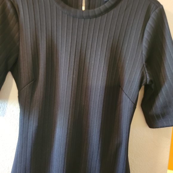 French Connection Black Long Sleeve Dress - Picture 4 of 6
